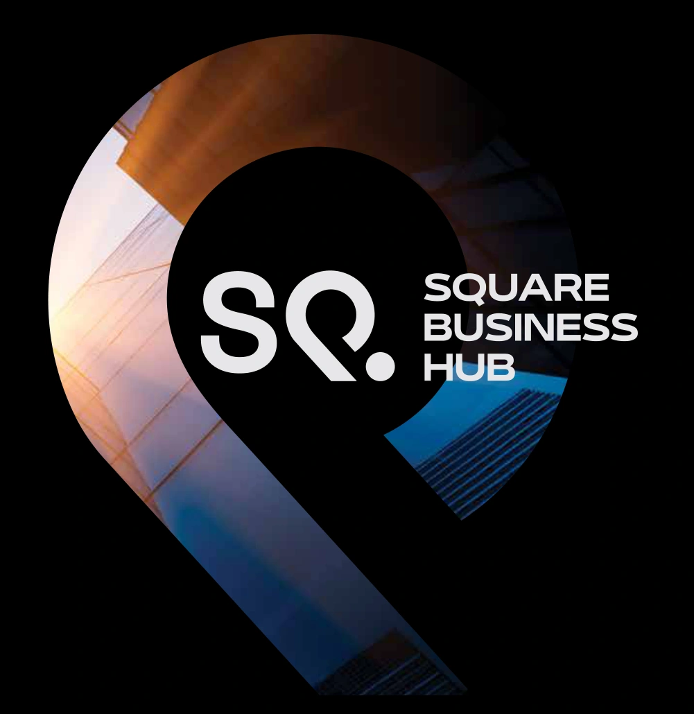 Square’s official location-pin identity artwork from the brochure